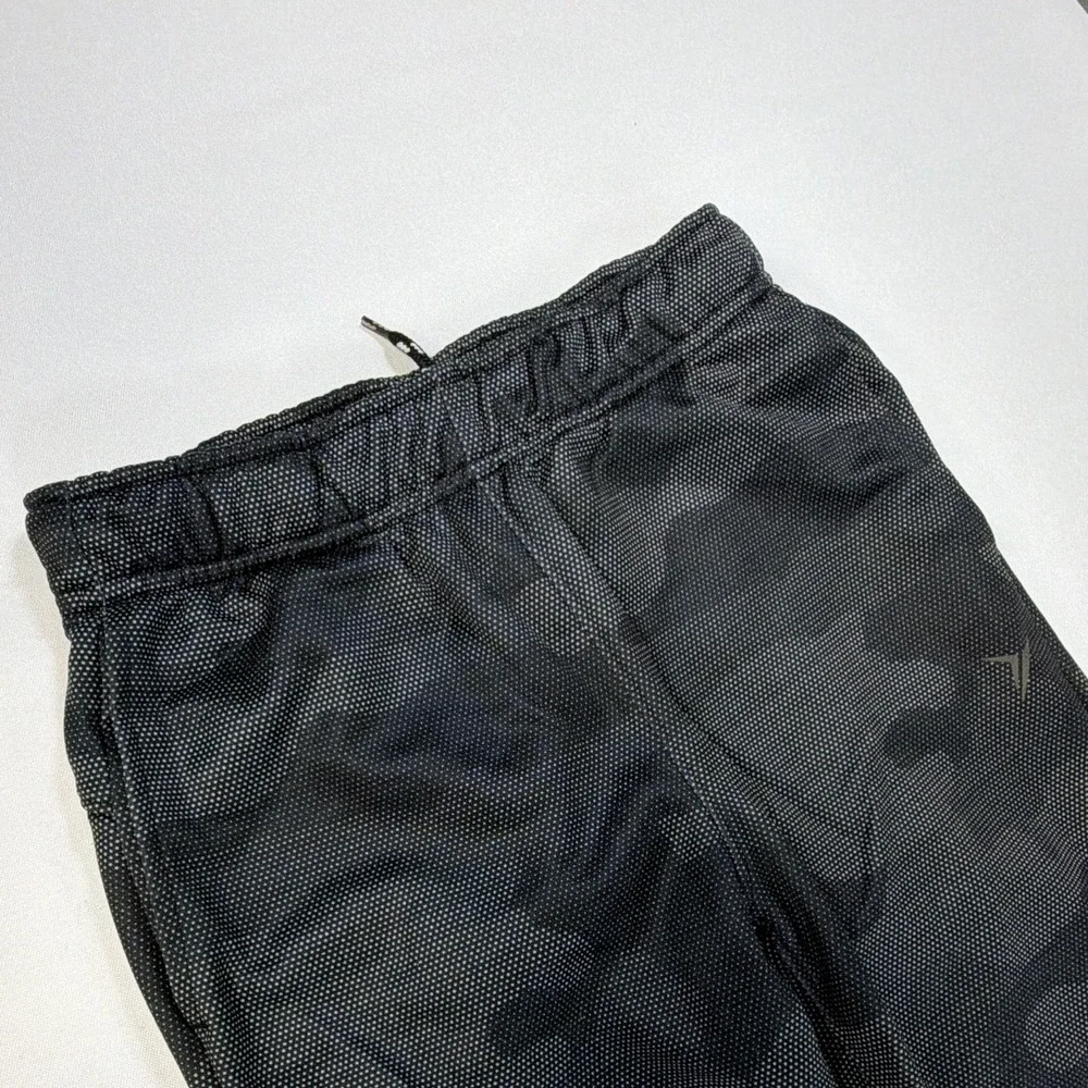Old Navy Go-Dry Boys Jogger Pants Camo Black Gray Elastic Waist Size 8 M